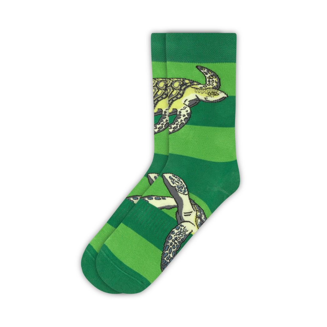 Turtle Stripe Sock
