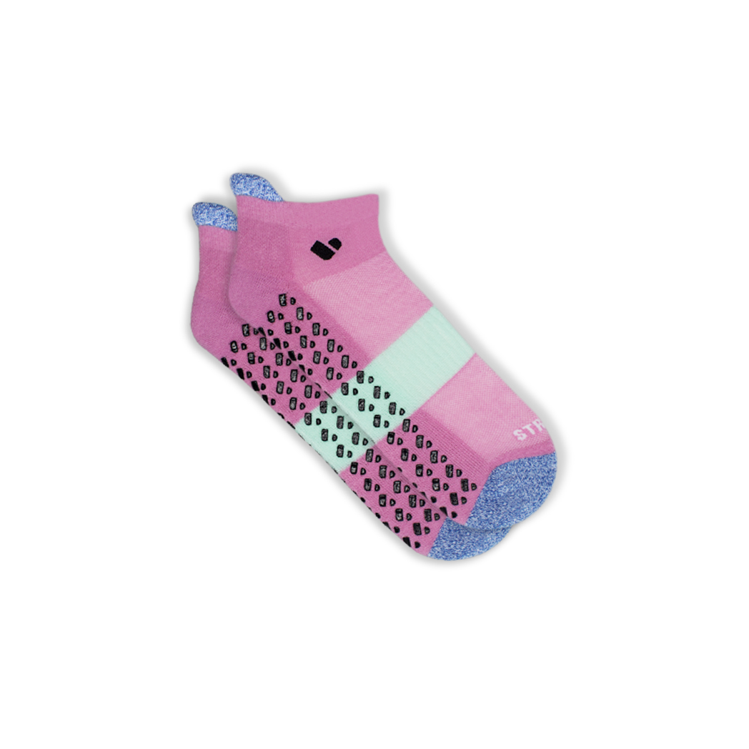 Pink Grippy Performance Ankle Sock